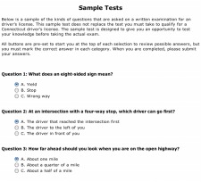 CT DMV Practice Tests